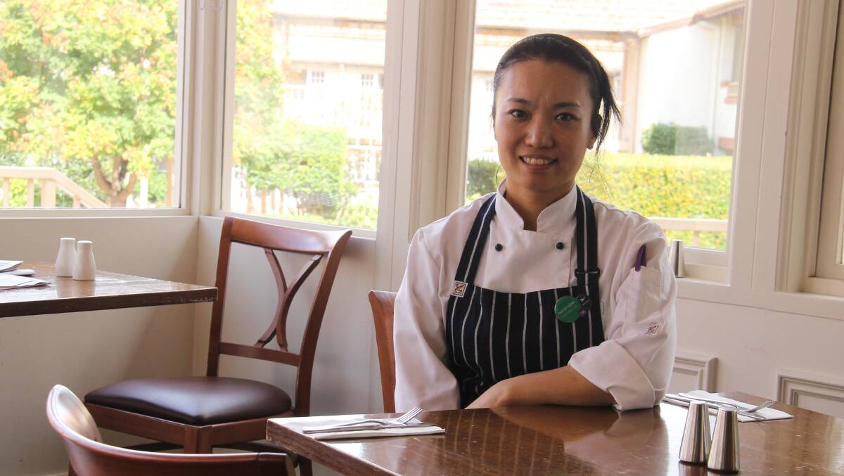 Singing the right culinary note … the Mercure Canberra’s new Executive Chef, Hayley Song. 