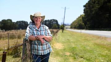 Mt Wallace beef producer "Janene" lives on the Geelong-Ballan Road. Picture by Gabrielle Hodson