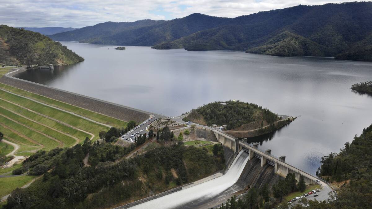 Lake Eildon is one of many northern dams that remain close to capacity - it's sitting at 98.6pc. Picture supplied by Goulburn Murray Water