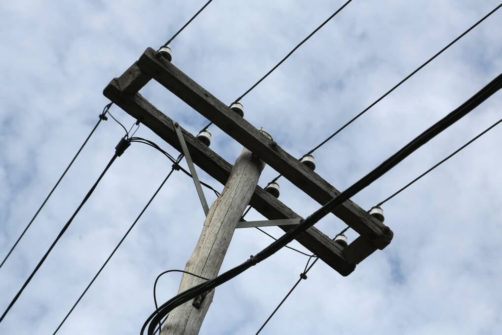 Power pole replacement causing outage