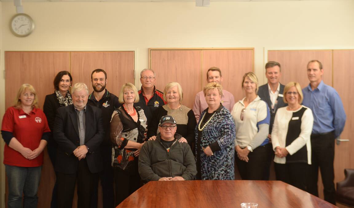 CVGT Australia community grants program recipients gather at the company's headquarters in Long Gully. Picture: DARREN HOWE