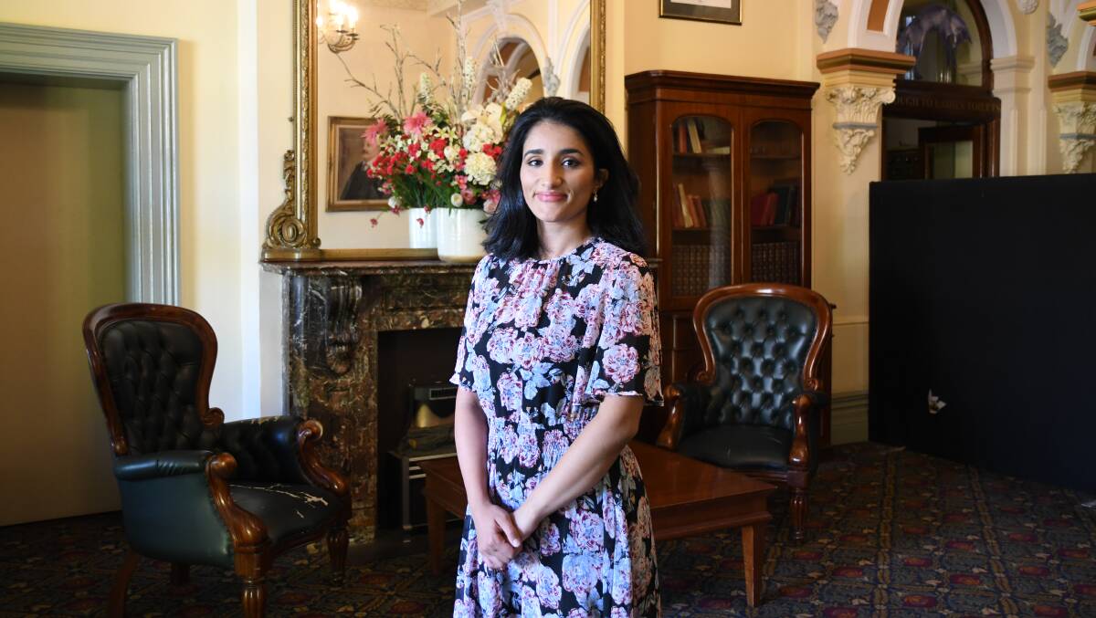 Lawyer, gender equity and human rights advocate Fadak Alfayadh, the guest speaker at Friday's Community Human Rights Forum in Bendigo. Picture: EMMA D'AGOSTINO