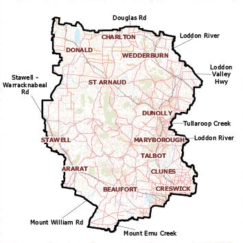The electoral district of Ripon. Picture: SUPPLIED