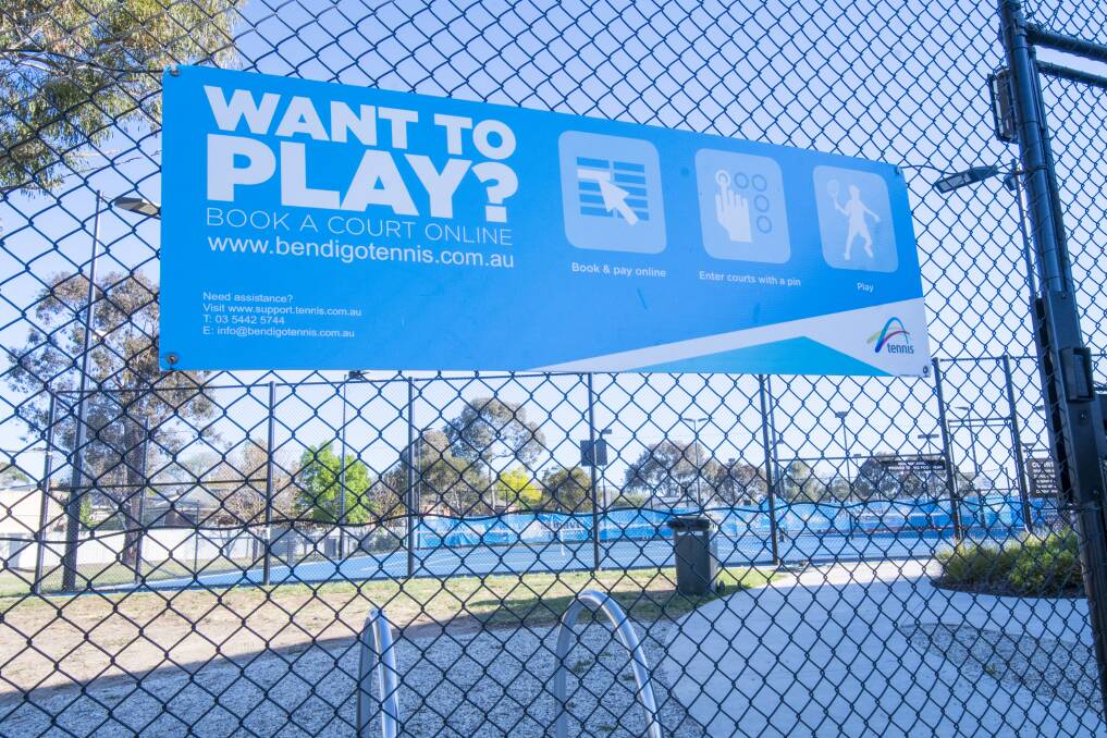 RETURN SERVE: The Bendigo Tennis Centre is seeking to boost its membership to 1000 people - almost double the existing member base of 560. Picture: DARREN HOWE
