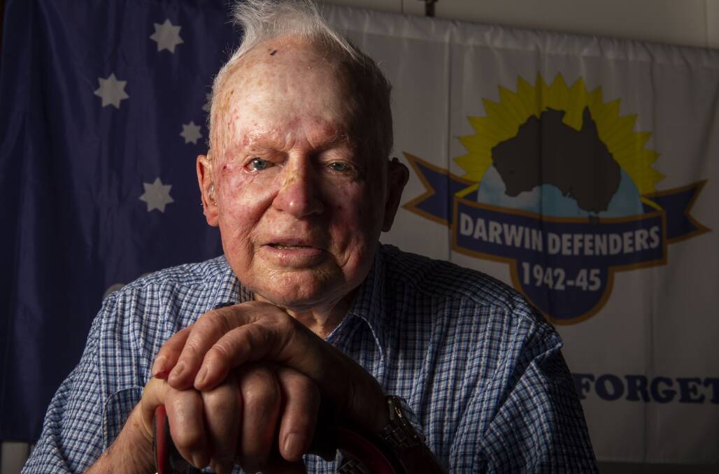 Bill Hosking was involved in veteran welfare and support for years. He was also secretary of the region's Darwin Defenders Committee. Picture: DARREN HOWE