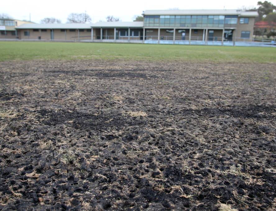 The volume of playing and training sessions scheduled for the fields in Bendigo contributes to wear and tear. Picture: GLENN DANIELS