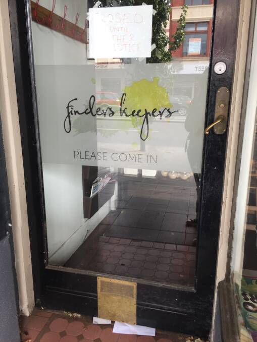 Finders Keepers cafe on Mitchell Street remains shut. Cafe Au Lait Pty Ltd, a company formerly involved in the cafe, is one of three in liquidation. 