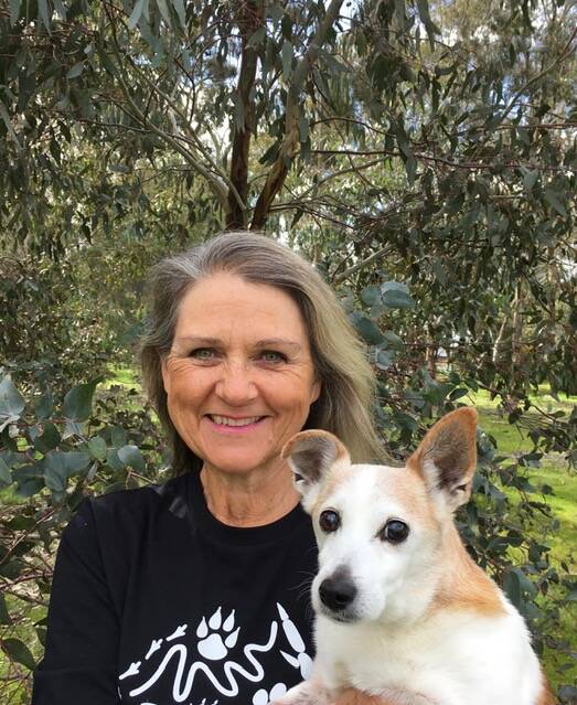 Whipstick ward candidate Julie Sloan with her dog Mackie. Picture: SUPPLIED