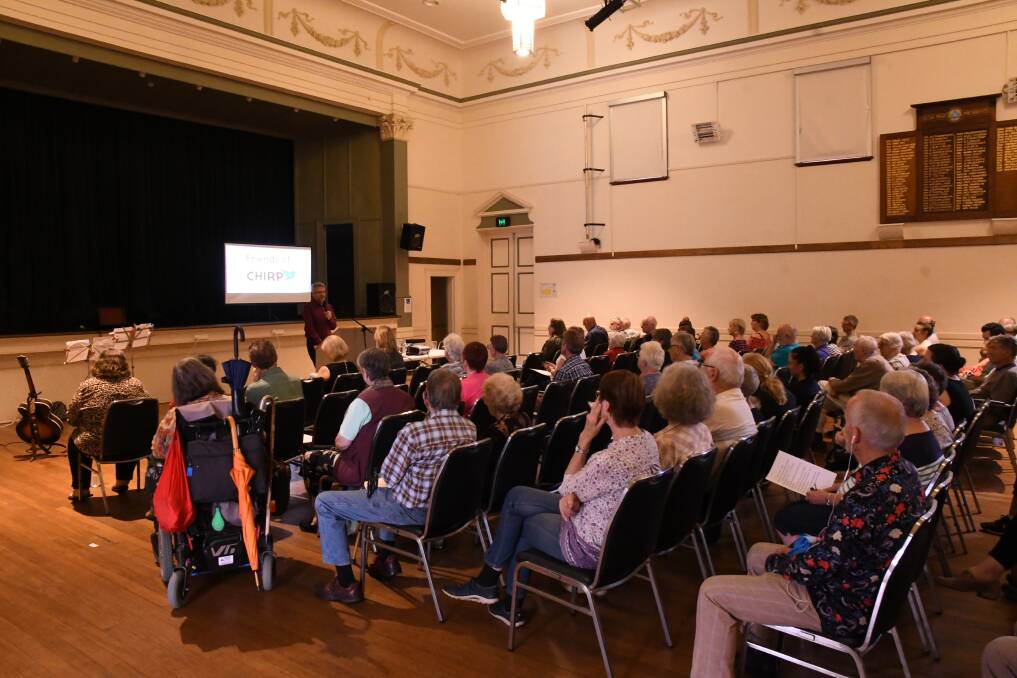 Attendees at a meeting in Castlemaine on Monday, organised by Friends of CHIRP Community Health. Picture: CHRIS PEDLER
