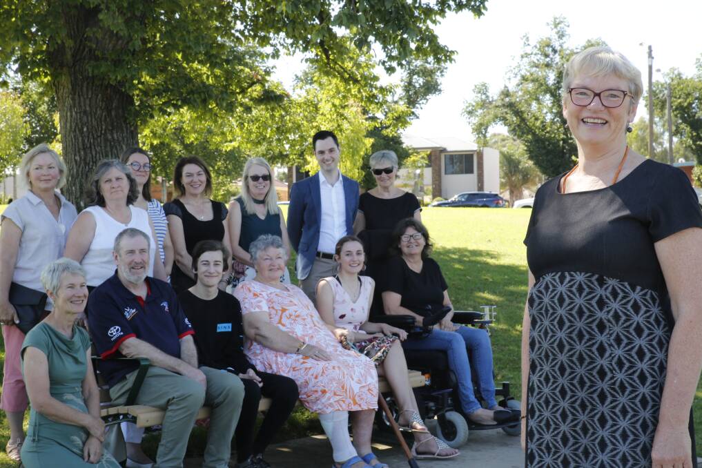 Senator Janet Rice with central Victorian Greens members. Greens pre-selection has yet to be finalised for the Division of Bendigo. Picture: EMMA D'AGOSTINO