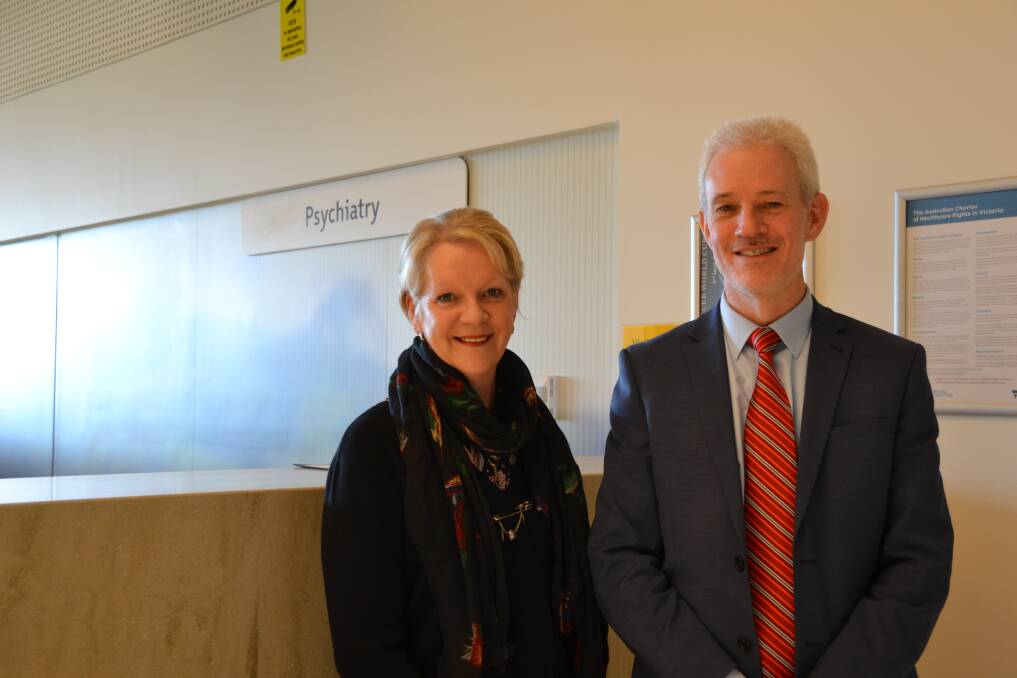 Member for Bendigo West Maree Edwards and Associate Professor Philip Tune, of Bendigo Health. Picture: SUPPLIED