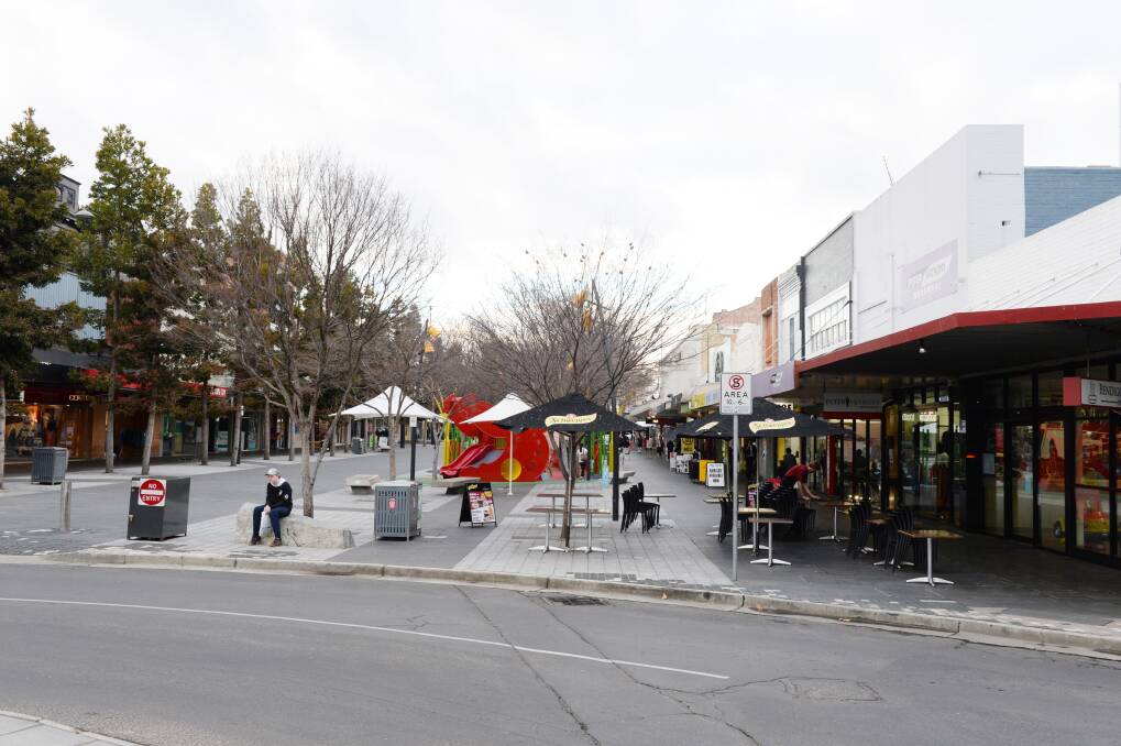 Hargreaves Mall is a key location the bus will visit. Picture: DARREN HOWE