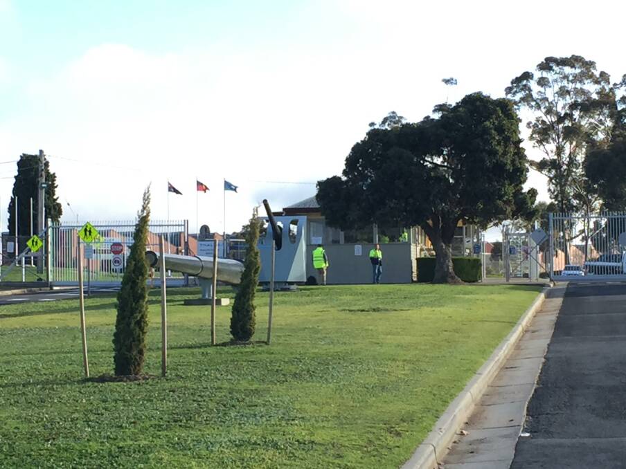 The Thales Australia Bendigo facility this morning. Picture: DARREN HOWE