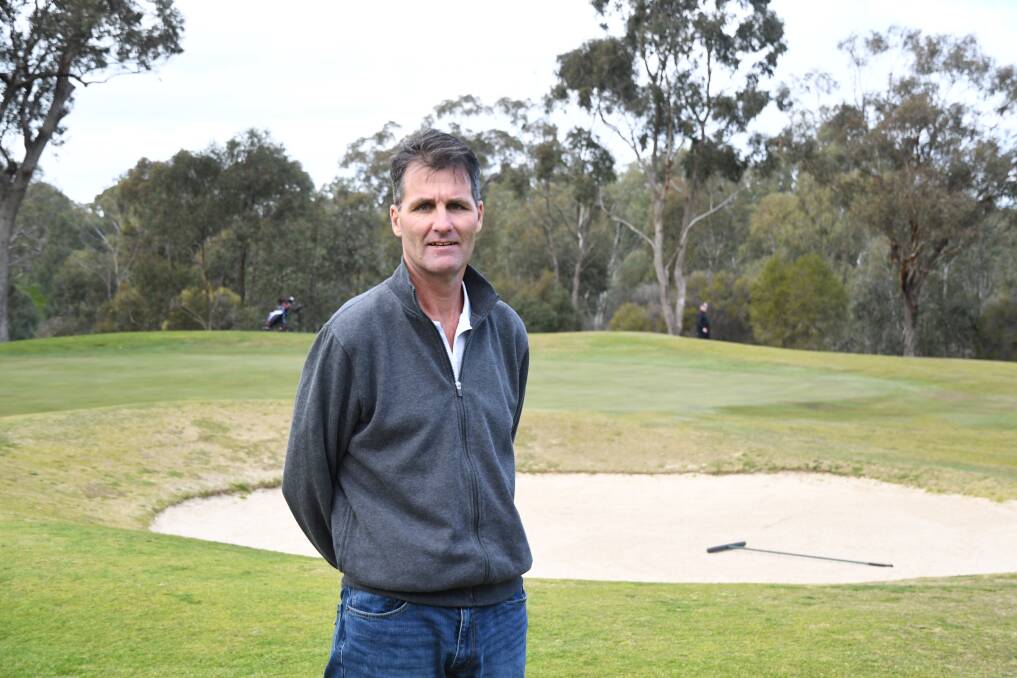 Peter Crone has thanked all those involved in organising a FightMND fundraiser in his honour. About 170 golfers participated at courses in Axedale and Heathcote. Picture: EMMA D'AGOSTINO