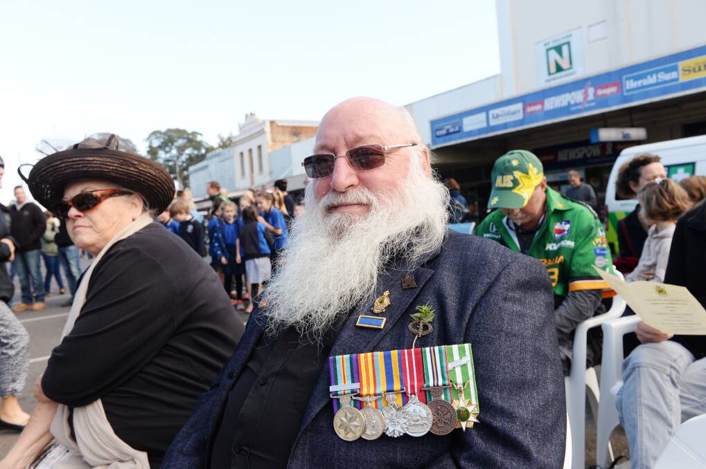 DUTY: Neal Douglas, who was attached to the 3rd Battalion of the Royal Australian Regiment during his more than 20 years of service. Picture: DARREN HOWE
