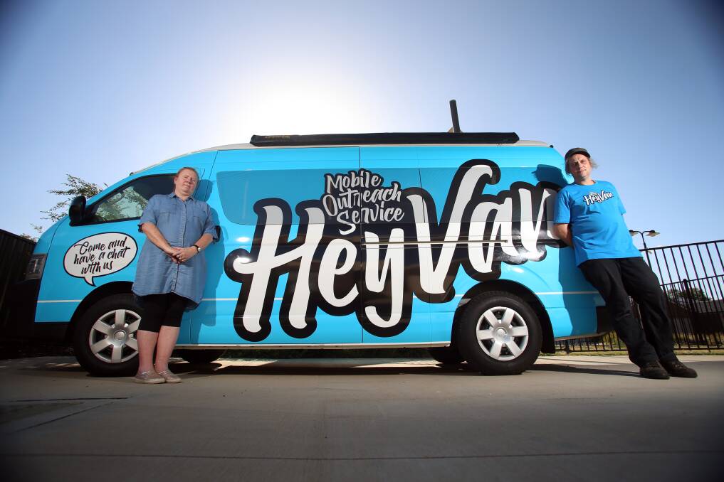 Haven; Home, Safe's Hey Van has had contact with 125 people who were sleeping rough since March 4, when the initiative started. Picture: GLENN DANIELS