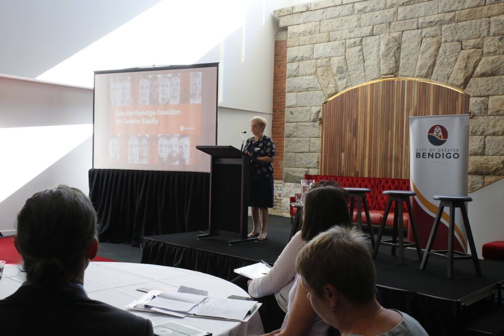 Cr Jennifer Alden at the Gender Equity Leadership Statement launch. Picture: EMMA D'AGOSTINO