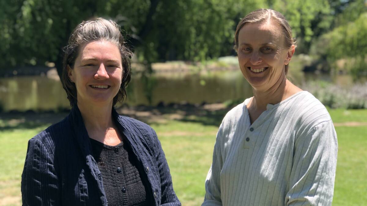 Castlemaine Health midwife Samantha Ward and GP obstetrician and Castlemaine Health clinical lead Dr Veronica Moule. Picture: SUPPLIED