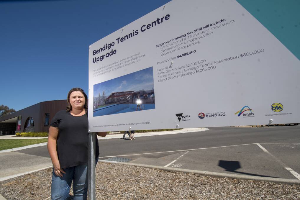 Women's tennis player Heidi Addlem was one of the Bendigo Tennis Centre members concerned by changes to the membership schedule. Picture: DARREN HOWE