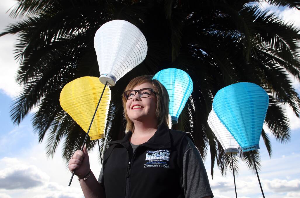 Eryn Walton, who is recovering from acute myeloid leukaemia, has urged people to support Bendigo's second Light the Night event. Picture: GLENN DANIELS
