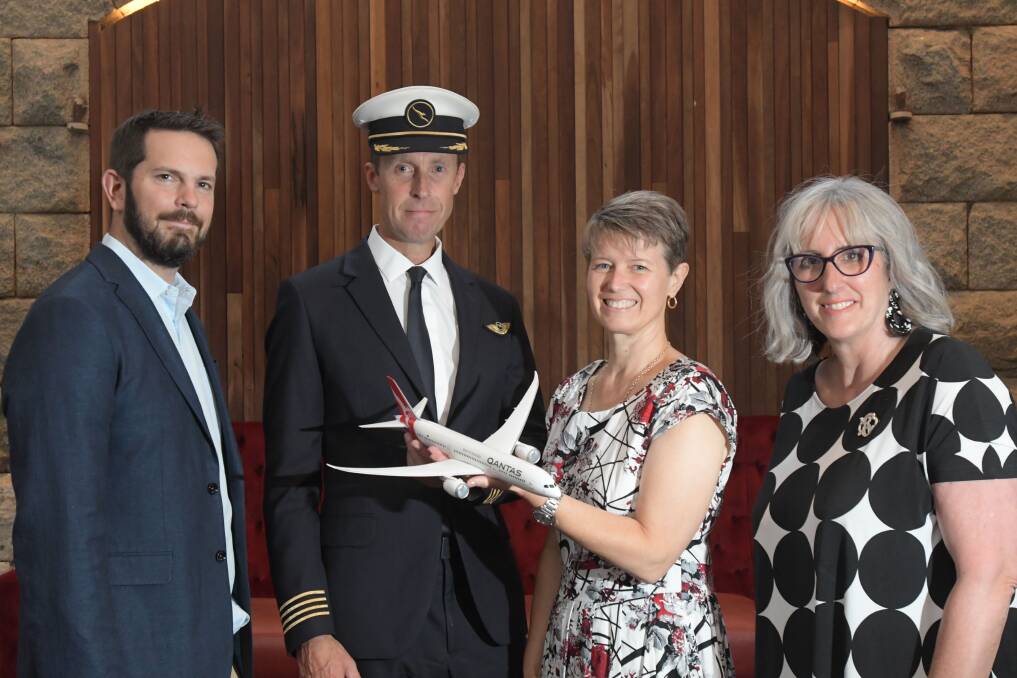 Qantas services between Bendigo and Sydney took off in March. Picture: NONI HYETT