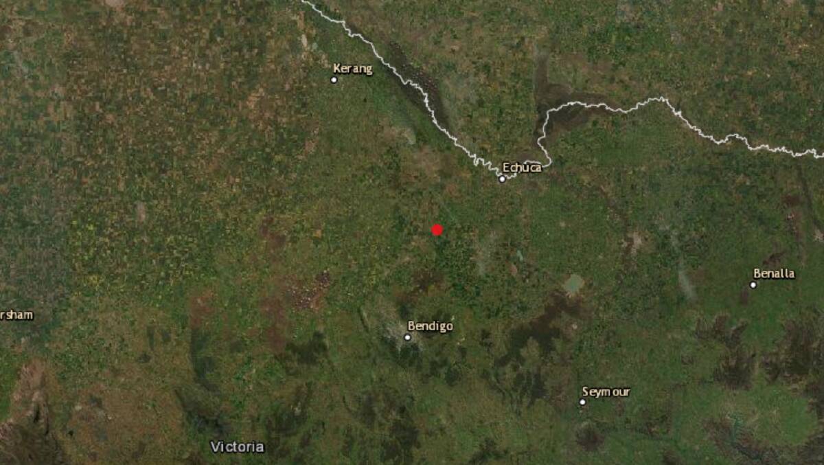 A magnitude 2.9 earthquake has put Lockington back on the Geoscience Australia map.