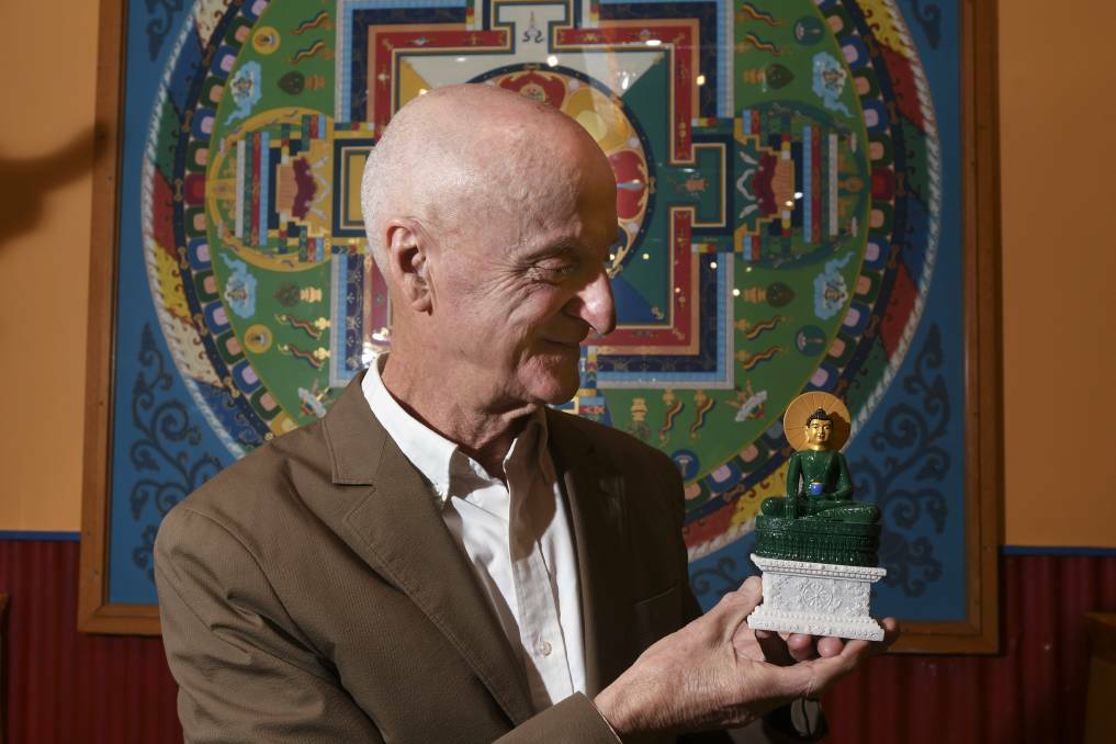 Great Stupa of Universal Compassion chairman Ian Green reflects on the return of the Jade Buddha for Universal Peace. Picture: NONI HYETT