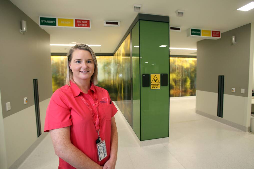 Zeina Hayes is nearing her first work anniversary. She is one of two McGrath Breast Care Nurses in Bendigo. Picture: GLENN DANIELS 