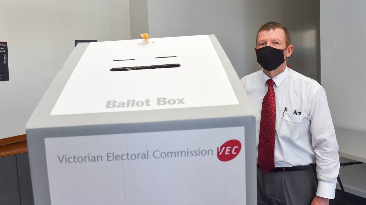 Almost 83 per cent of the Bendigo electorate is known to have voted. Picture: DARREN HOWE