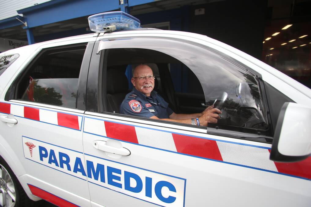 David Booth has been recognised for his contributions to Ambulance Victoria and the community. Picture: GLENN DANIELS