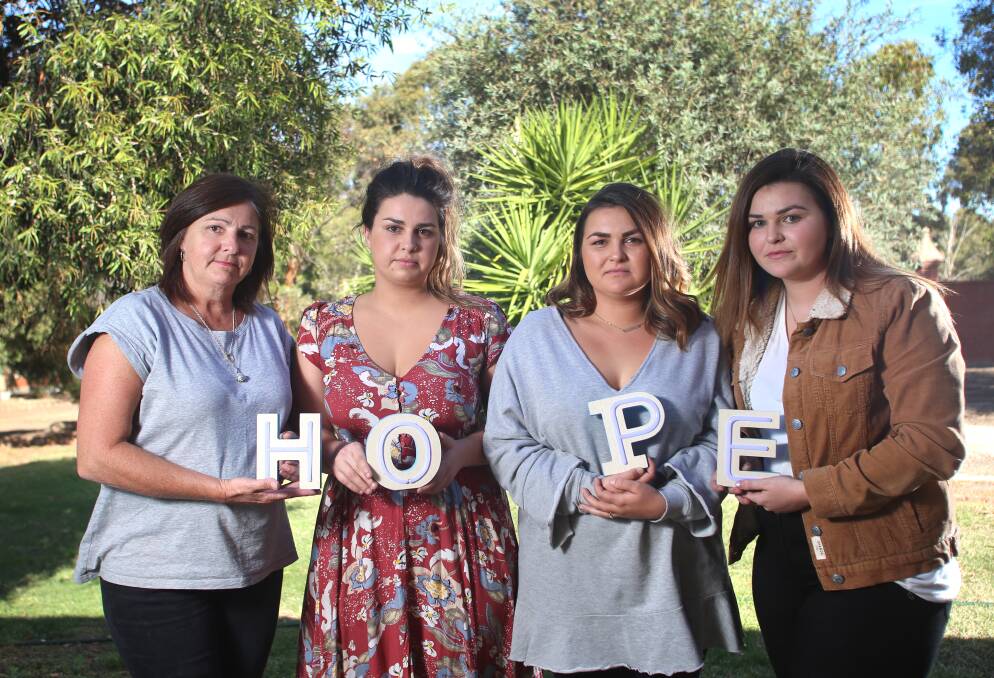 SUPPORT: Darcey Cole, Donna Cole, Brittany Cole and Gabrielle Francis are at the heart of team Rutodobrigada. Picture: GLENN DANIELS