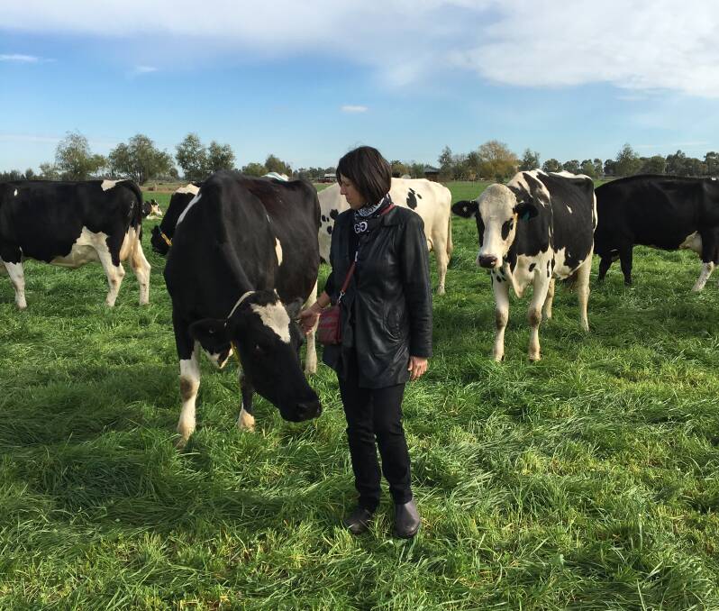 Dingee dairy worker Sharlene Crage, organiser of the Milked Dry campaign. Picture: SUPPLIED
