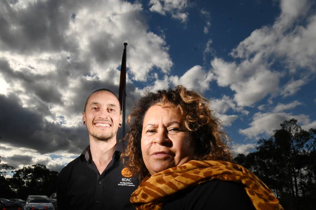 Raylene Harradine and Dion Sing from BDAC, which becomes authorised to assume legal responsibility for the welfare of Aboriginal children on child protection orders next week. Picture: DARREN HOWE