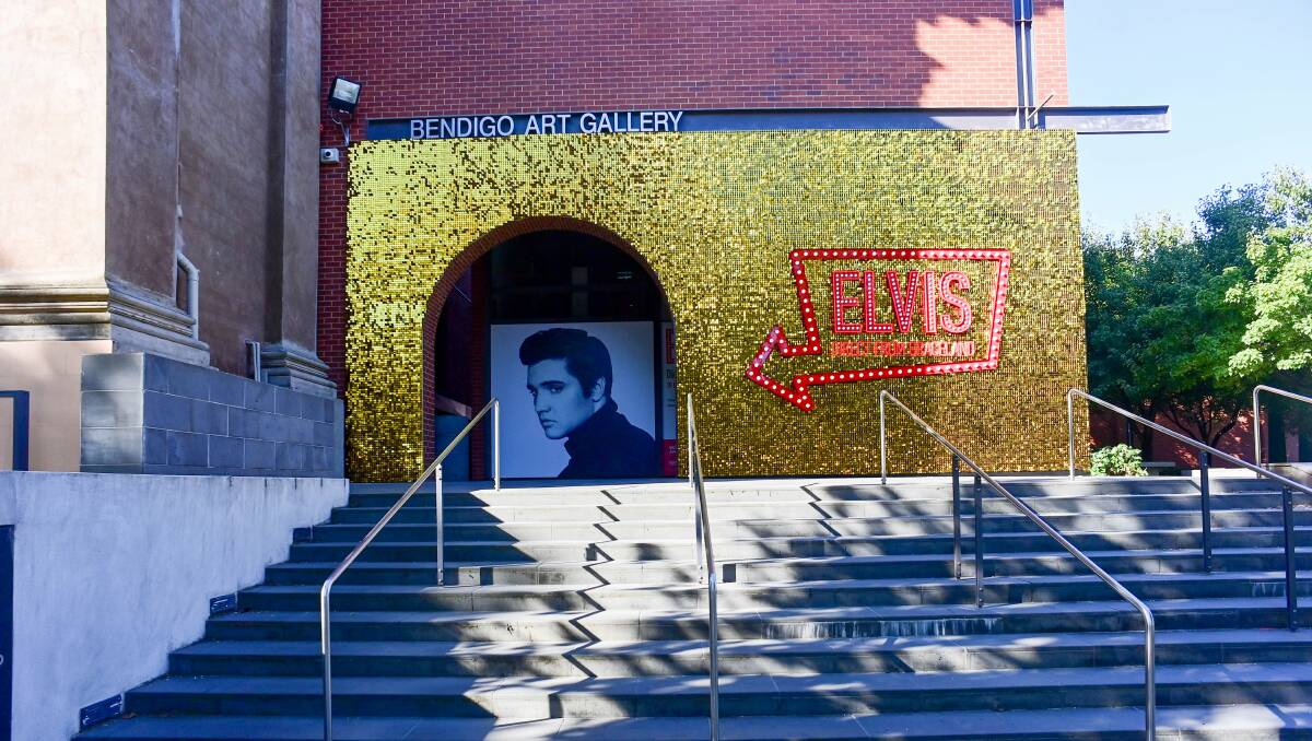 Bendigo Art Gallery entrance transforms for Elvis: Direct From Graceland  exhibition | Bendigo Advertiser | Bendigo, VIC