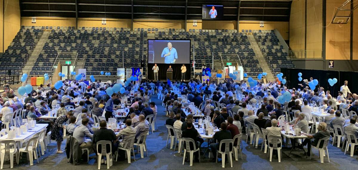 THE crowd of more than 400 listen as Carlton great Mark Maclure (above and right) gives his insight into the modern AFL game and the importance of men's health