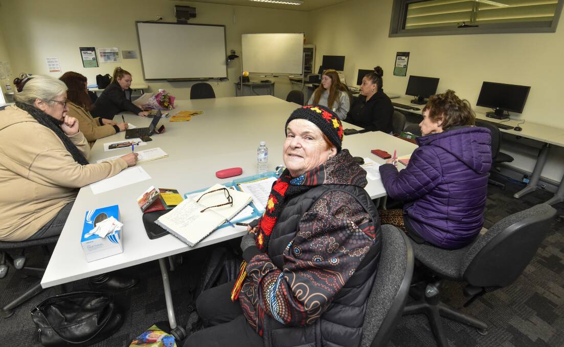 PLANNING: Aunty Lyn Warren pictured at a planning session ahead of NAIDOC Week. Picture: DARREN HOWE