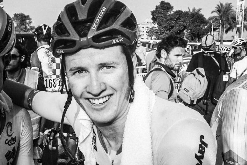 Jason Lowndes was 23 when he died while riding his bike. Pic courtesy Cycling Australia