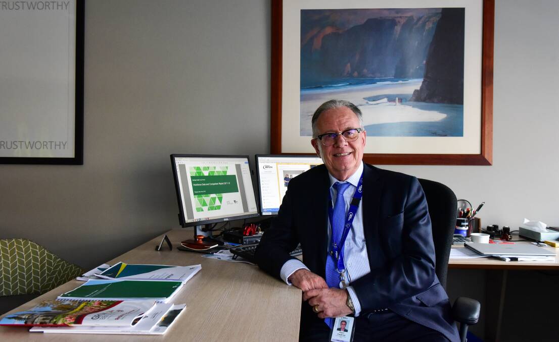 WORLDLY: Bendigo Health CEO Peter Faulkner worked in Melbourne and the UAE before calling Bendigo home.