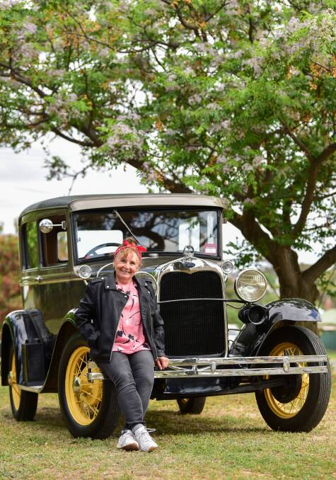 Julie Loomes loves all nine cars in her outstanding collection. Photo Brendan McCarthy.
