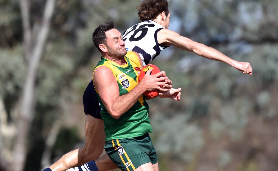 PULLING THE PIN: Colbinabbin key defender Damien Carmody is hanging up the boots. Carmody has spent the past four years playing for Colbinabbin and won the club's 2017 best and fairest. Picture: GLENN DANIELS