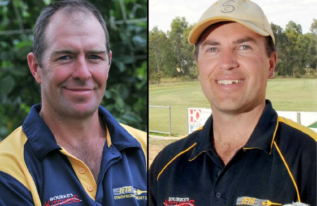 LOYAL: Greg Lyon and Brent Yates are both playing their 300th club games for Strathfieldsaye in the BDCA this round against Bendigo United.