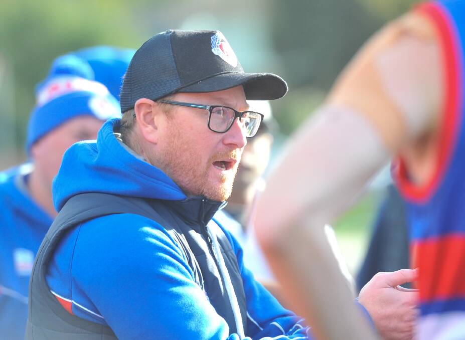 LEADER: Matt Dillon who took over as coach this year has guided North Bendigo into its fifth-successive grand final on Saturday. Picture: ADAM BOURKE