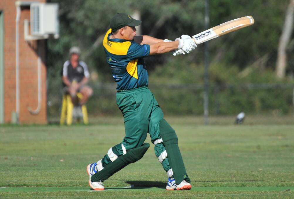 ON THE ATTACK: Rhys Webb again topped Spring Gully's batting for season 2019-20 with 574 runs, which included two centuries.