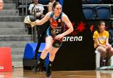 Kelly Wilson and the Bendigo Spirit play the Sydney Flames at Red Energy Arena on Saturday night. Picture by Darren Howe