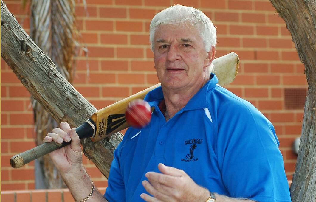 CRICKETING LEGEND: Bill "Mo" Evely pictured in 2007 after he was appointed coach of Golden Gully in the Emu Valley Cricket Association.