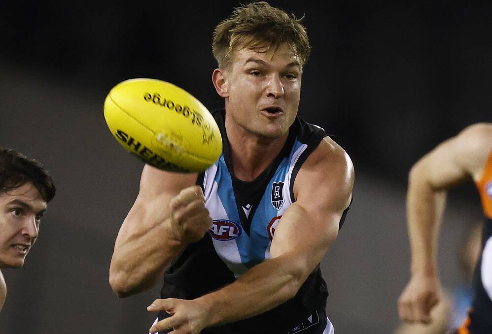 MILESTONE: Ollie Wines will play his 200th AFL game for Port Adelaide on Saturday. Picture: GETTY IMAGES