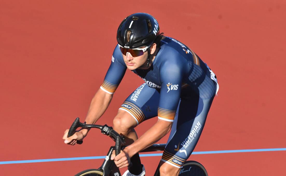 Bendigo cyclist Blake Agnoletto will race in the men's madison next month.