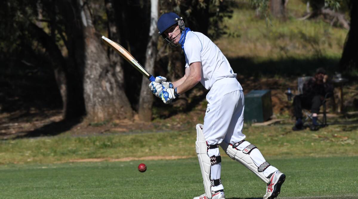 KEY KNOCK: Grant Connelly's 81 for Golden Square helped his side to a 50-run victory over Strathdale-Maristians on Saturday. Picture: ADAM BOURKE