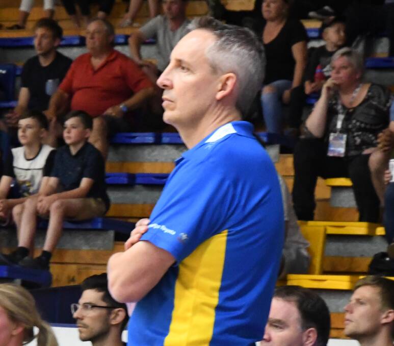 TOUGH SEASON: Bendigo Spirit coach Simon Pritchard has put the heat on his team after Thursday night's 86-42 belting from the Melbourne Boomers in the WNBL. The loss leaves the Spirit at 3-11. Picture: LUKE WEST
