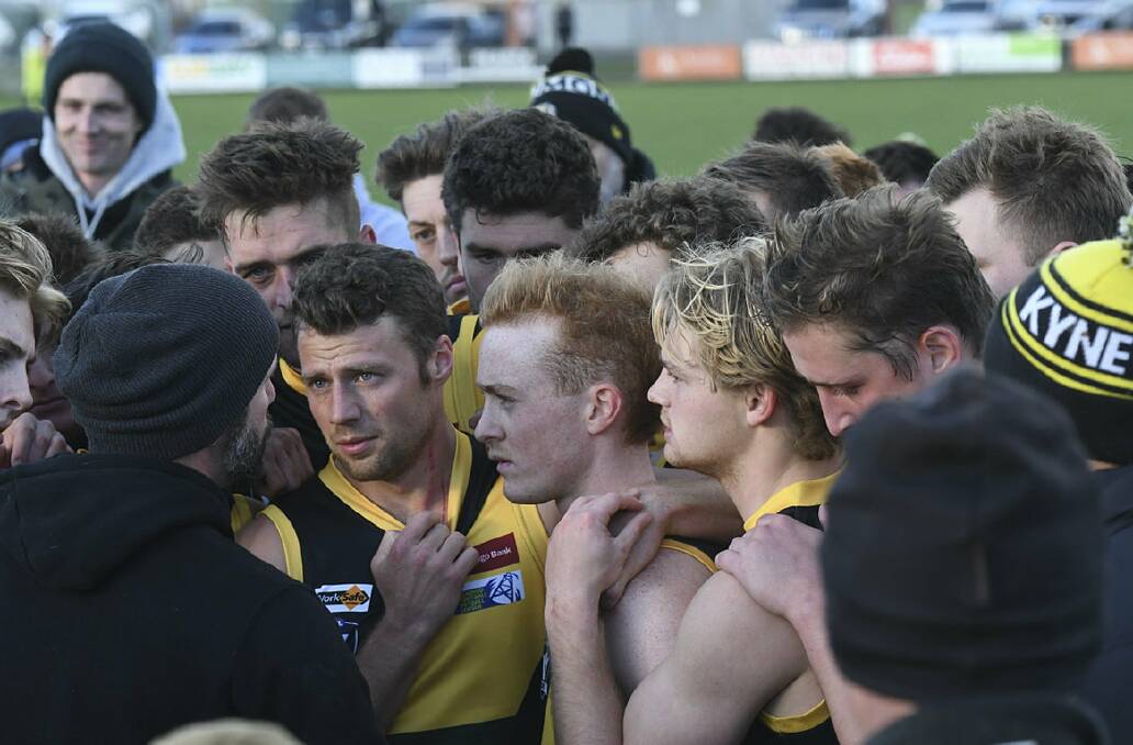SIDELINED: Kyneton will forfeit both its senior and reserves games against Sandhurst this week due to a lack of numbers. Picture: ANTHONY PINDA